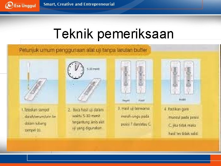 Teknik pemeriksaan 