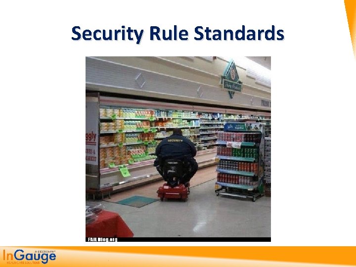 Security Rule Standards 