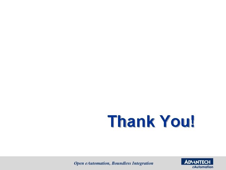 Thank You! Thank You!