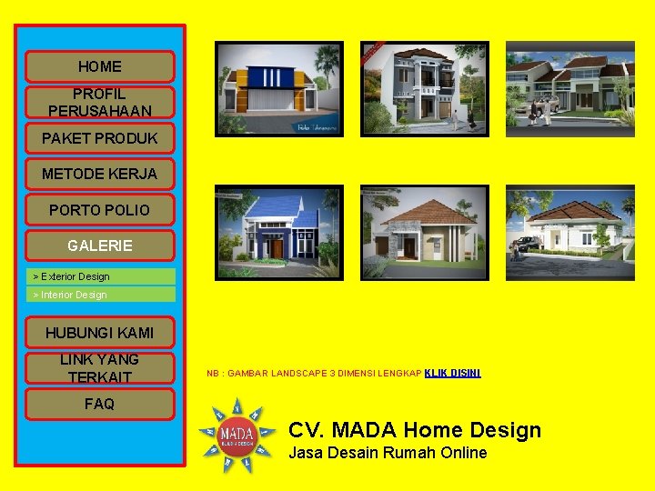 HOME PROFIL PERUSAHAAN PAKET PRODUK METODE KERJA PORTO POLIO GALERIE > Exterior Design > HOME PROFIL PERUSAHAAN PAKET PRODUK METODE KERJA PORTO POLIO GALERIE > Exterior Design >