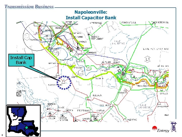 Napoleonville: Install Capacitor Bank Install Cap Bank 8 