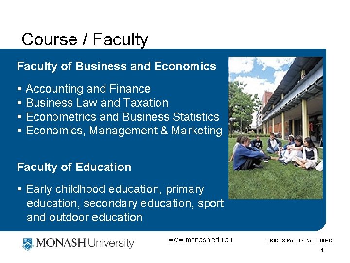 Course / Faculty of Business and Economics § Accounting and Finance § Business Law