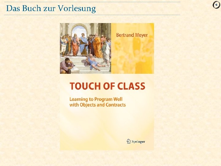 Das Buch zur Vorlesung 