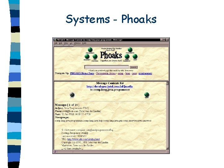 Systems - Phoaks 