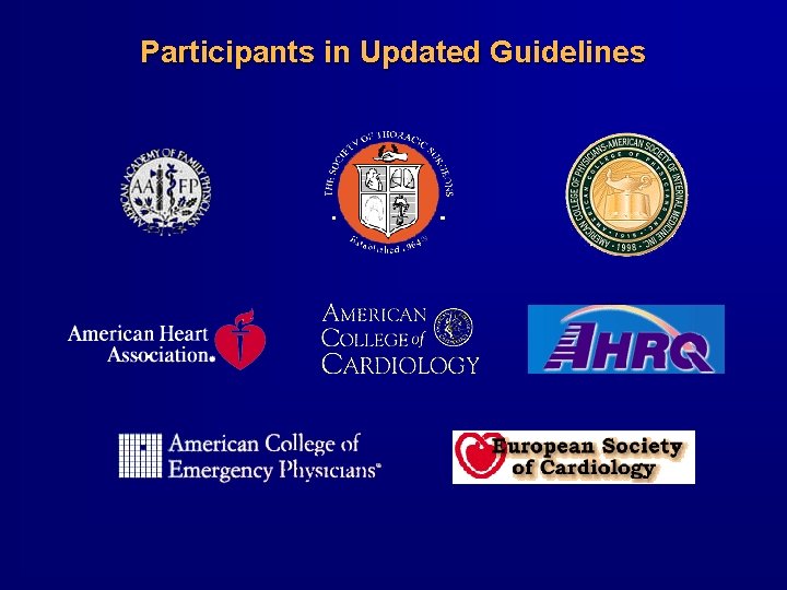 Participants in Updated Guidelines Participants in Updated Guidelines