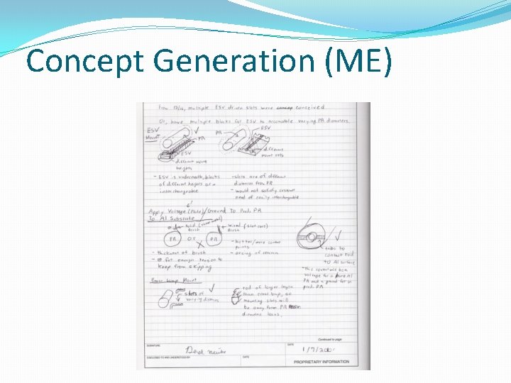 Concept Generation (ME) 