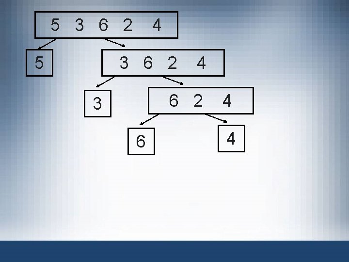 5 3 6 2 5 4 3 6 2 4 6 2 3 6