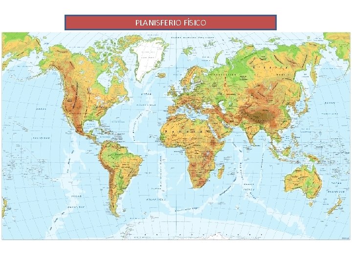 PLANISFERIO FÍSICO 