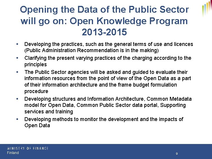 Opening the Data of the Public Sector will go on: Open Knowledge Program 2013