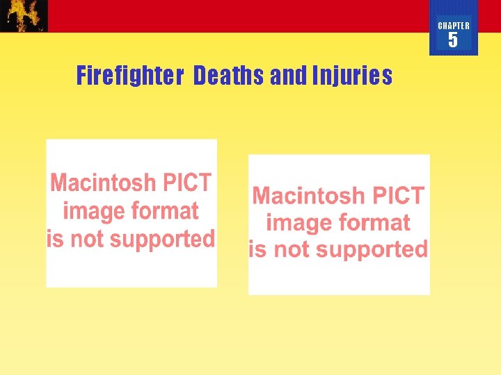 CHAPTER 5 Firefighter Deaths and Injuries 