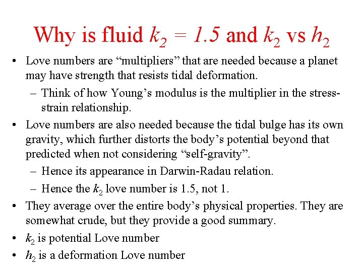 Why is fluid k 2 = 1. 5 and k 2 vs h 2