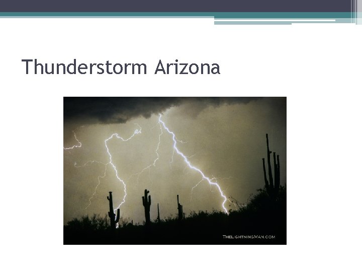 Thunderstorm Arizona 