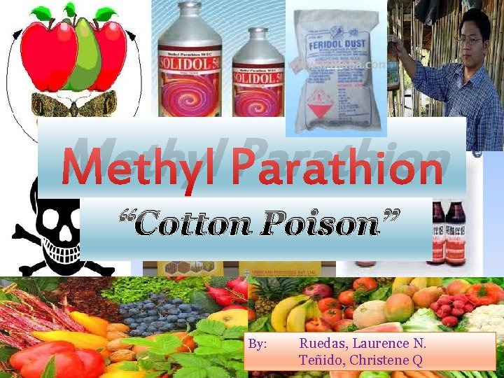 Methyl Parathion “Cotton Poison” By: Ruedas, Laurence N. Teñido, Christene Q 