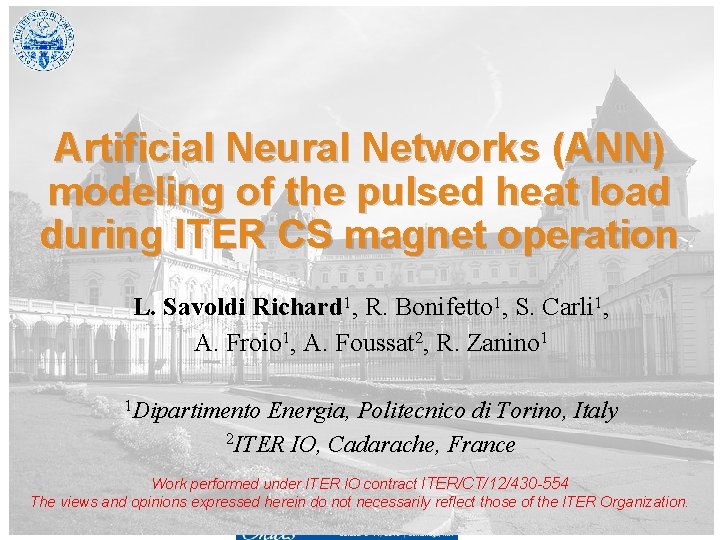 Artificial Neural Networks (ANN) modeling of the pulsed heat load during ITER CS magnet