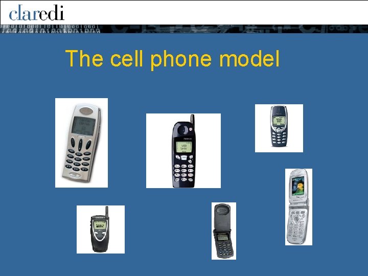 The cell phone model 