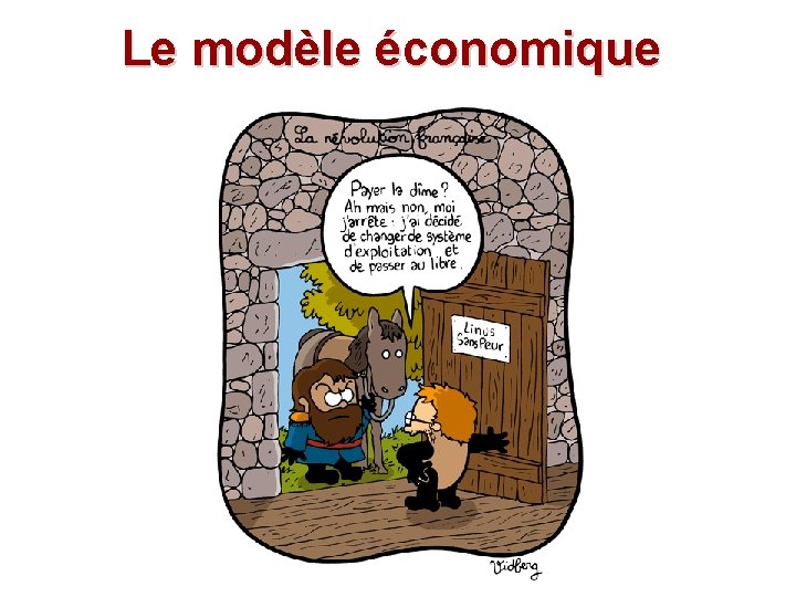 Le modèle économique 