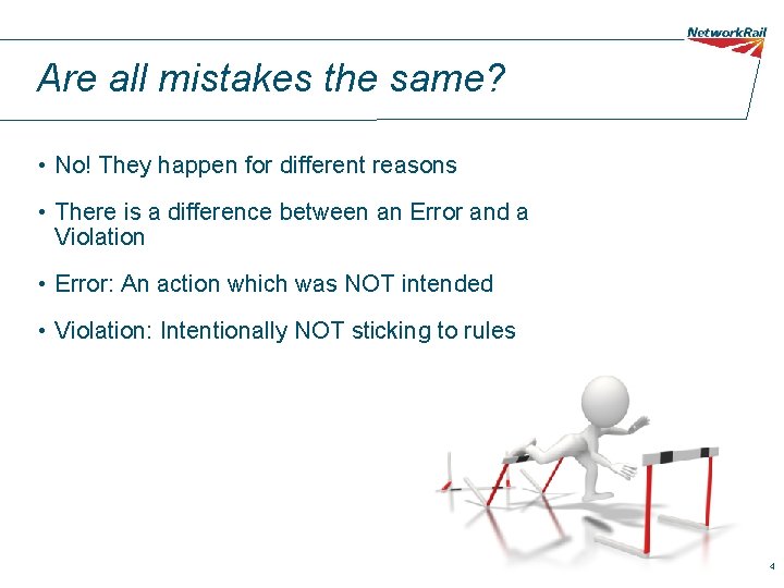 Are all mistakes the same? • No! They happen for different reasons • There Are all mistakes the same? • No! They happen for different reasons • There