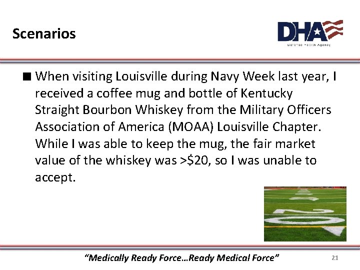 Scenarios ∎ When visiting Louisville during Navy Week last year, I received a coffee