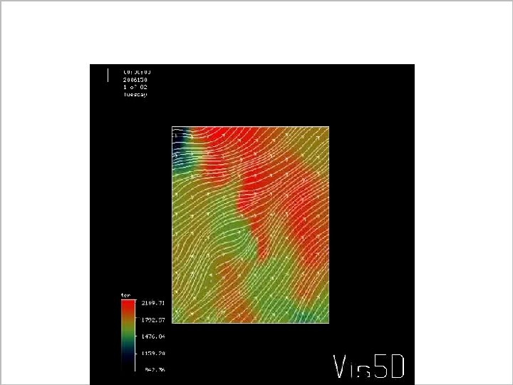 Velocity Stream Lines and Terrain Contour 16 Velocity Stream Lines and Terrain Contour 16