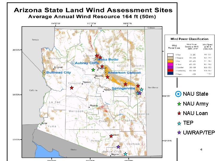 Arizona Map NAU State NAU Army NAU Loan TEP UWRAP/TEP 4 Arizona Map NAU State NAU Army NAU Loan TEP UWRAP/TEP 4