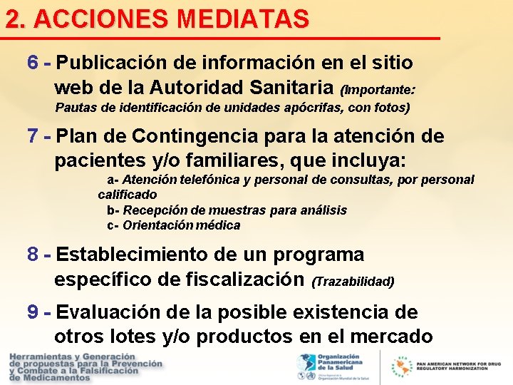 2. ACCIONES MEDIATAS 6 - Publicación de información en el sitio web de la