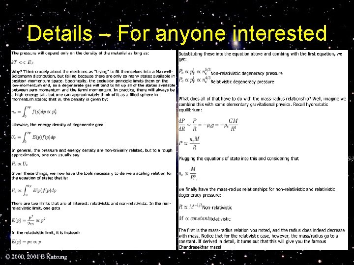 Details – For anyone interested Details – For anyone interested