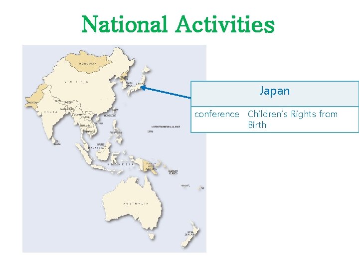 National Activities Japan conference Children’s Rights from Birth 