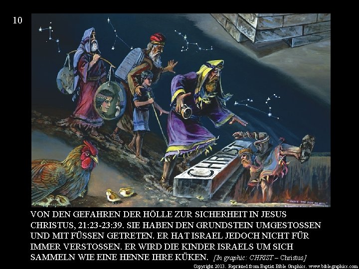 10 VON DEN GEFAHREN DER HÖLLE ZUR SICHERHEIT IN JESUS CHRISTUS, 21: 23 -23: