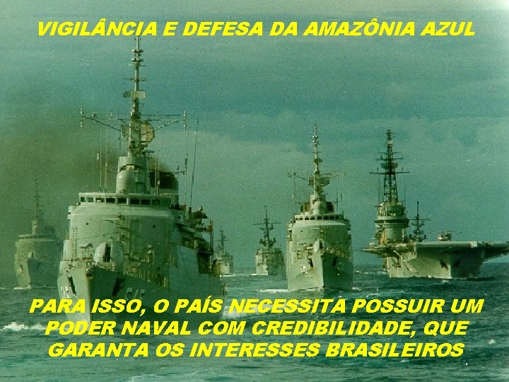 VIGIL NCIA E DEFESA DA AMAZÔNIA AZUL PARA ISSO, O PAÍS NECESSITA POSSUIR UM