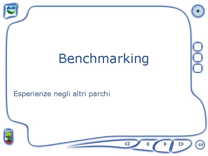 Benchmarking Esperienze negli altri parchi 48 