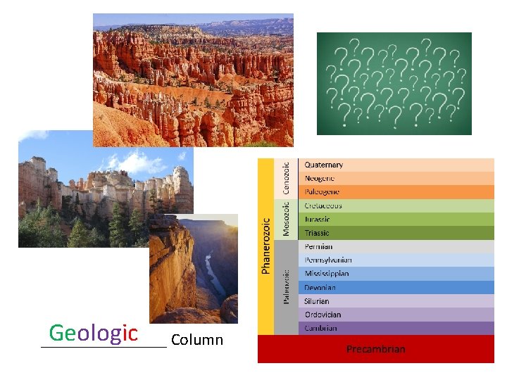 Geologic Column ________ 