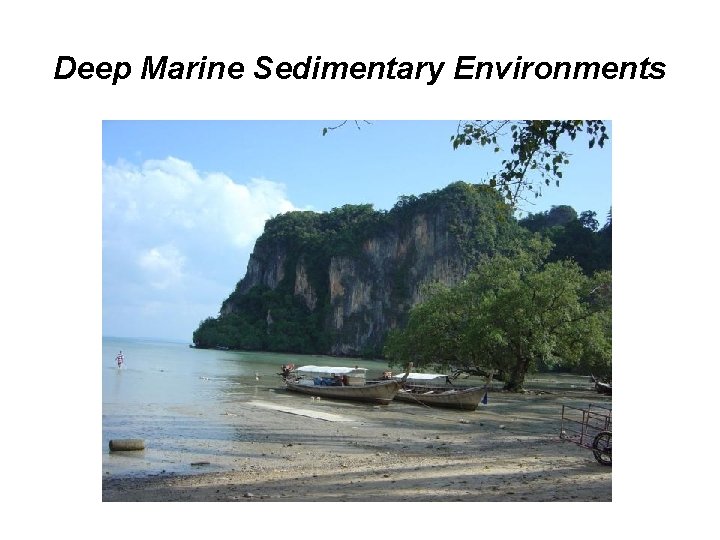 Deep Marine Sedimentary Environments 