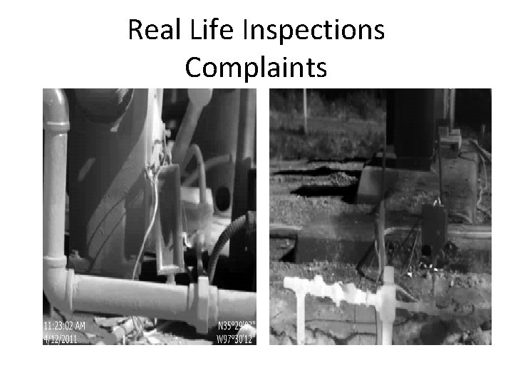 Real Life Inspections Complaints 