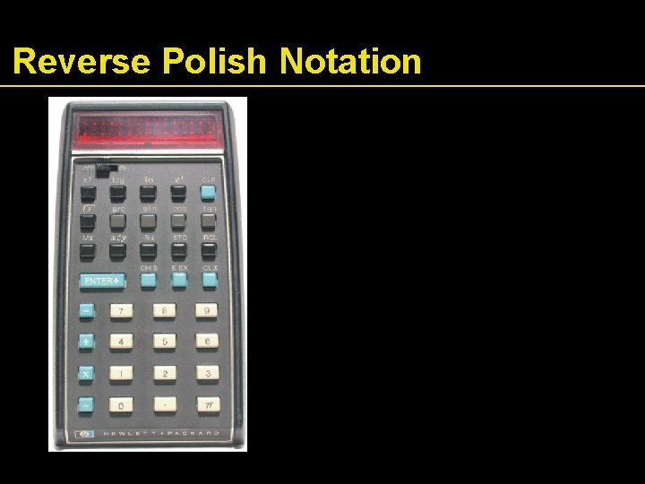 Reverse Polish Notation 