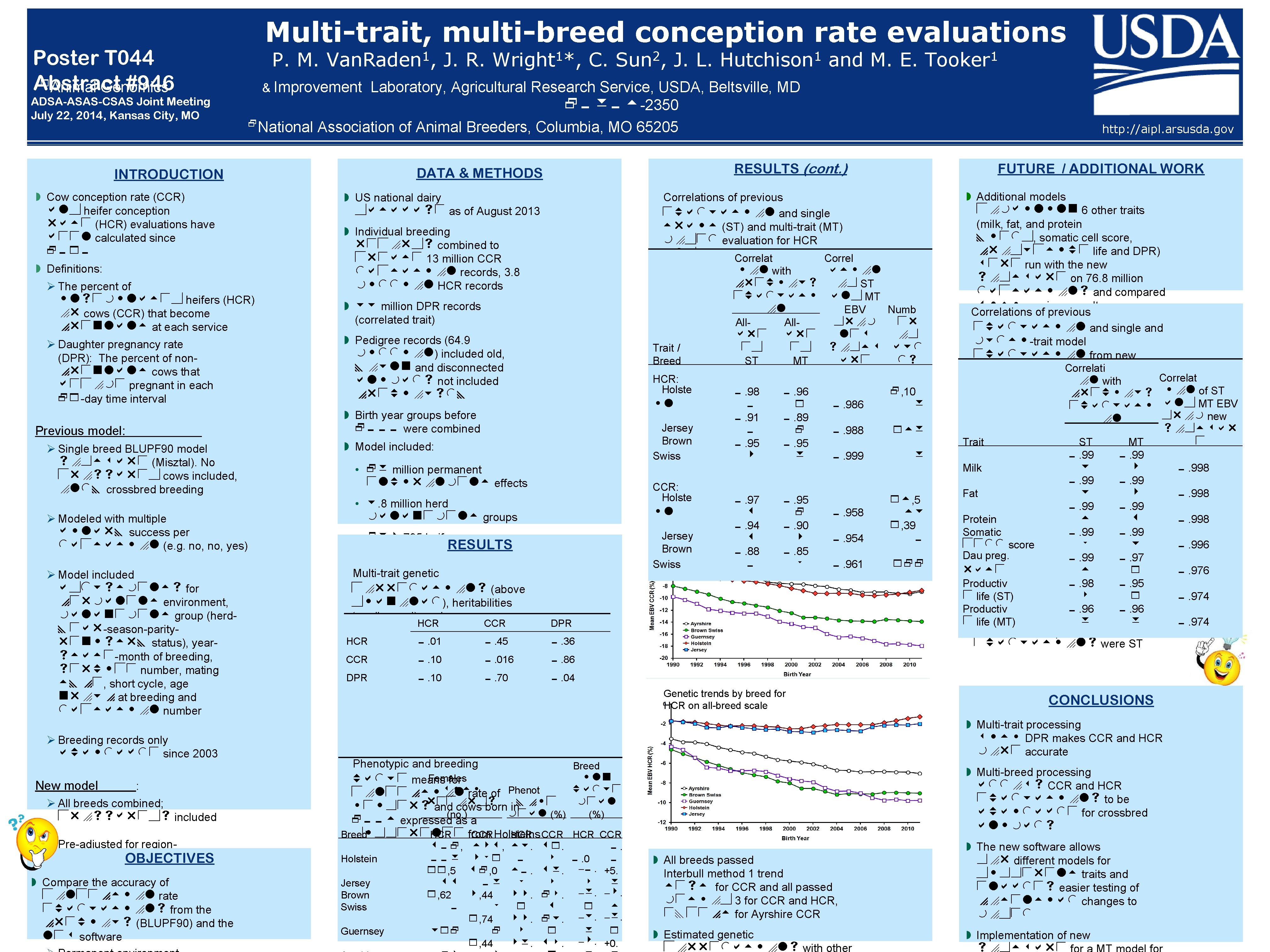 Poster T 044 1 Animal Genomics Abstract #946 ADSA-ASAS-CSAS Joint Meeting July 22, 2014,