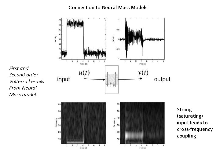 Connection to Neural Mass Models First and Second order Volterra kernels From Neural Mass