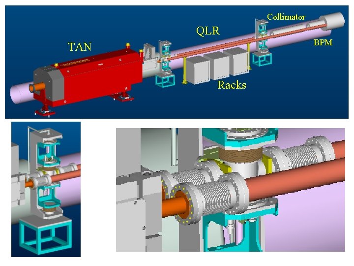 Collimator QLR BPM TAN Racks 