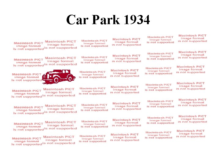 Car Park 1934 
