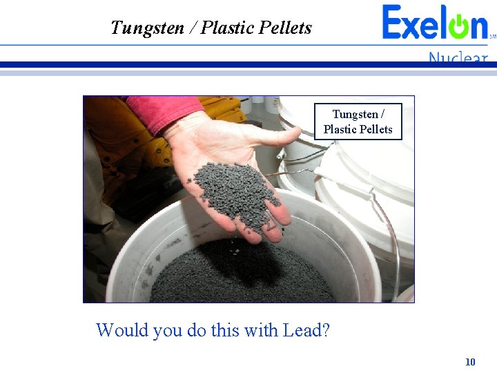 Tungsten / Plastic Pellets Would you do this with Lead? 10 Tungsten / Plastic Pellets Would you do this with Lead? 10