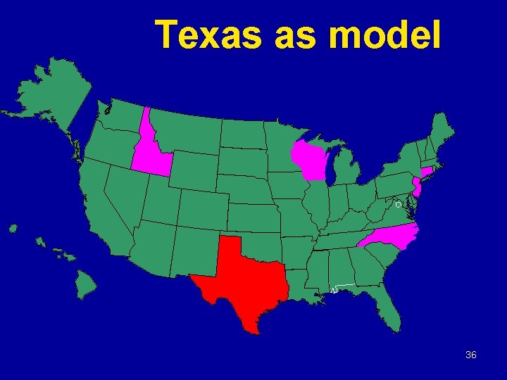 Texas as model 36 