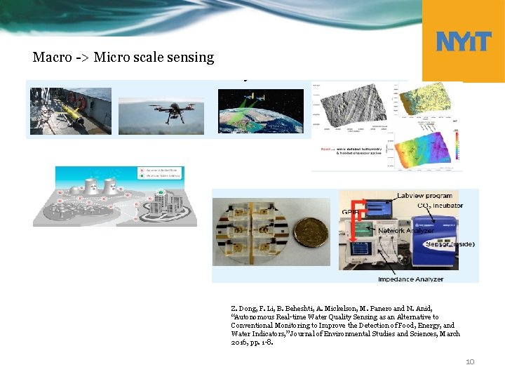 Macro -> Micro scale sensing Z. Dong, F. Li, B. Beheshti, A. Mickelson, M.