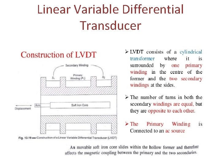Linear Variable Differential Transducer 