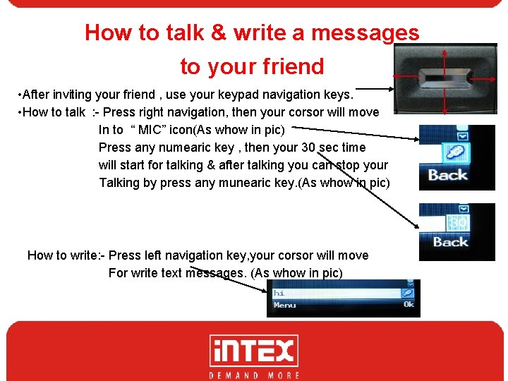 How to talk & write a messages to your friend • After inviting your