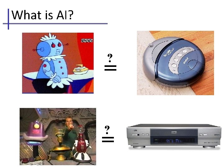 What is AI? ? = 