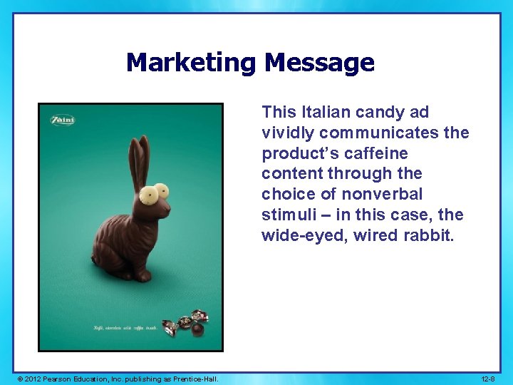Marketing Message This Italian candy ad vividly communicates the product’s caffeine content through the Marketing Message This Italian candy ad vividly communicates the product’s caffeine content through the