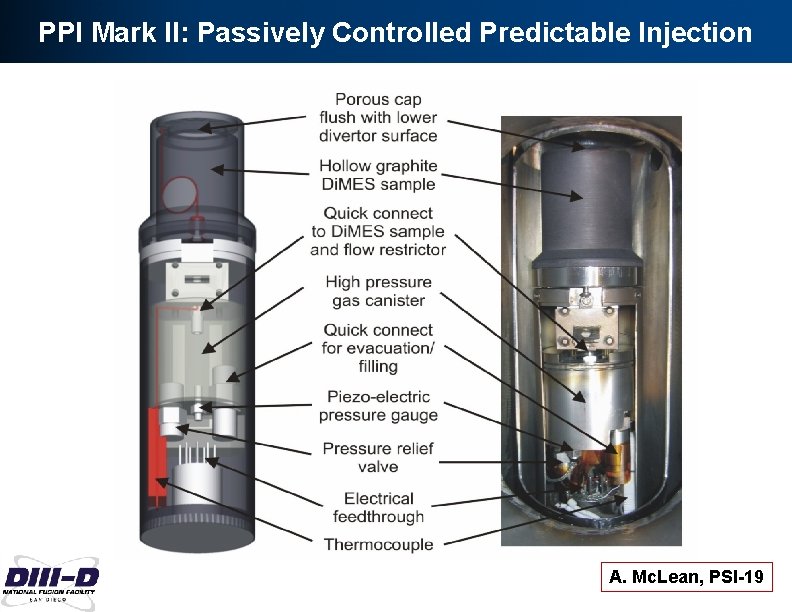 PPI Mark II: Passively Controlled Predictable Injection A. Mc. Lean, PSI-19 