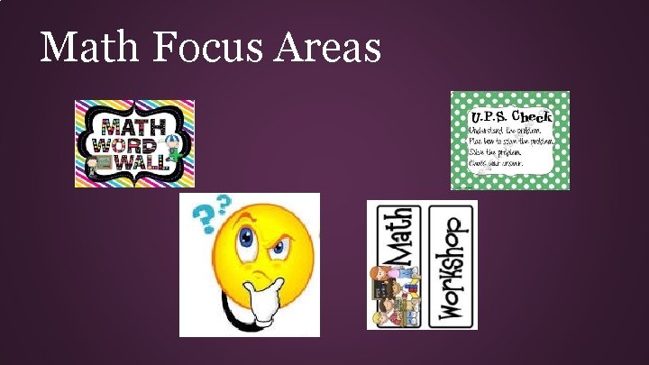 Math Focus Areas 