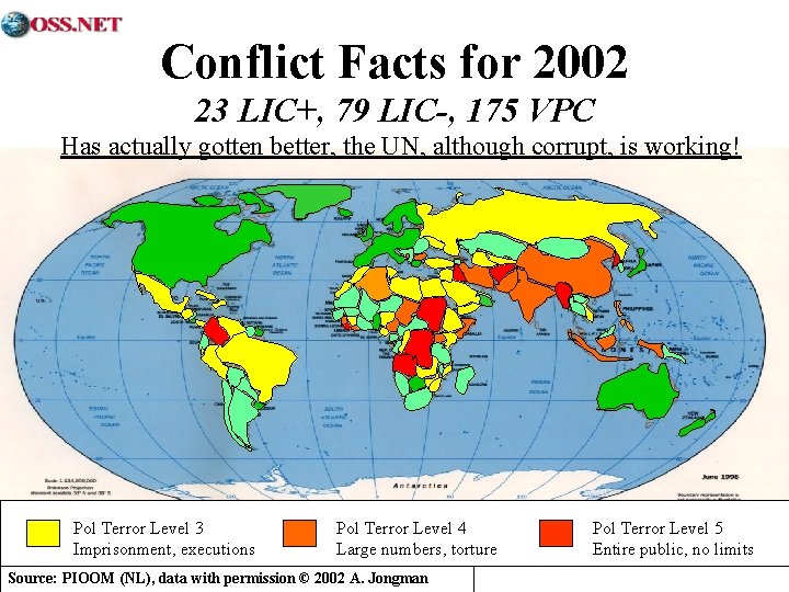 Conflict Facts for 2002 23 LIC+, 79 LIC-, 175 VPC Has actually gotten better,