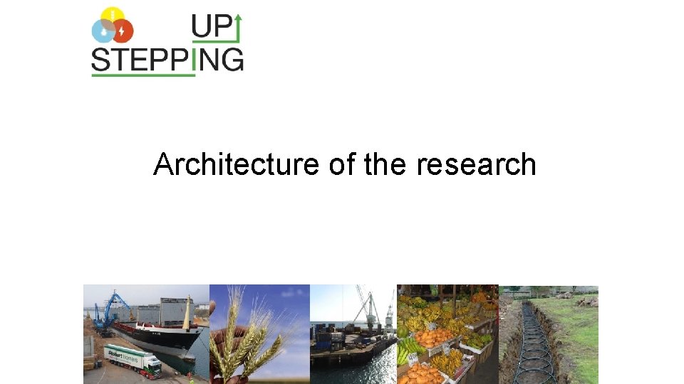 Architecture of the research 5 