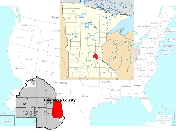 Upper Midwest, Great Lakes, and northern regions Hennepin County 